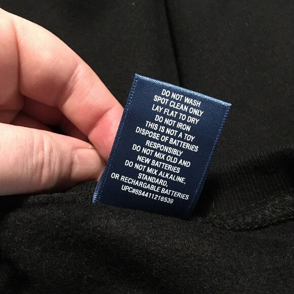 Disney Frozen II Sweatshirt Size XL 15 17 Black Light Up Fleece Crewneck - Picture 8 of 16